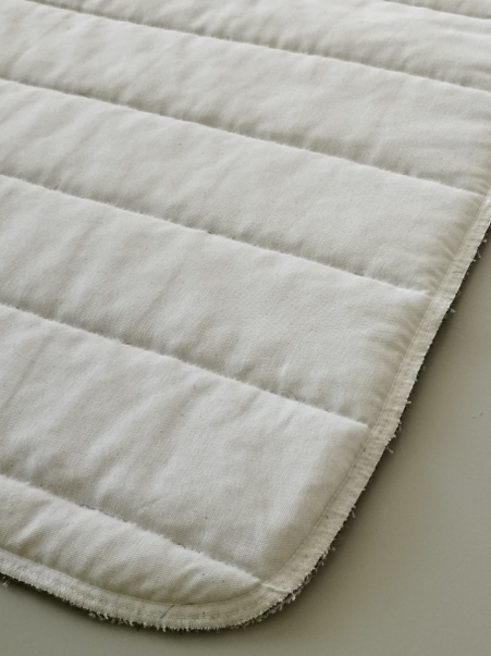 Rosshaareinlage versteppt (fest, mit wechselnden Stoffen)