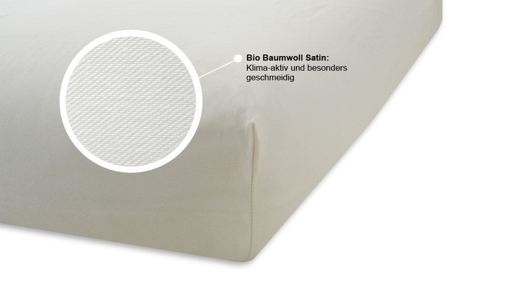 Spannbettt
uch Satin Struktur